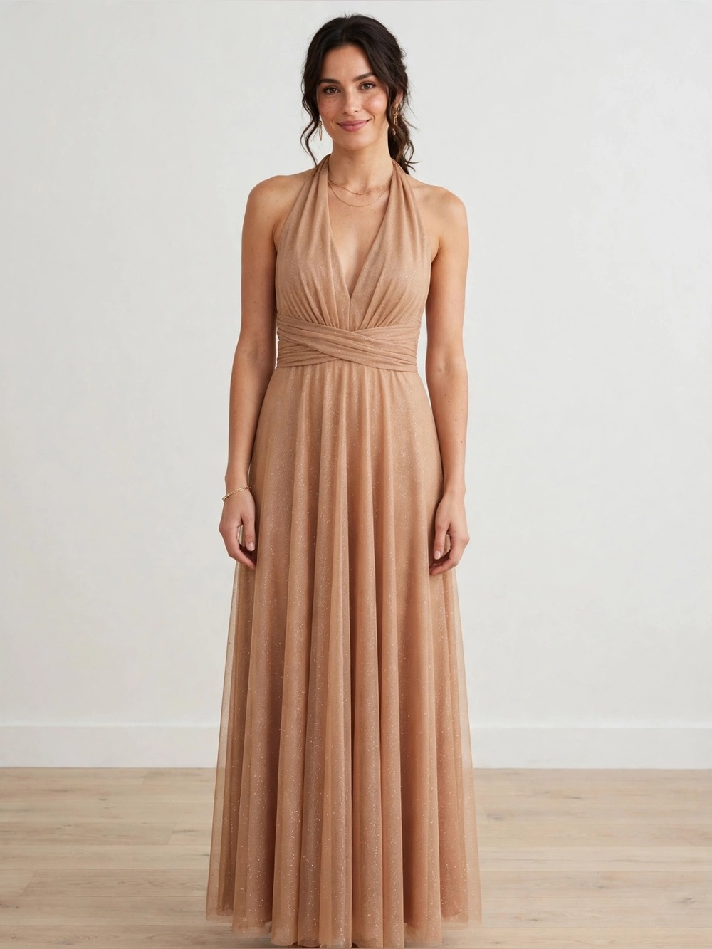 Blush ceremony dress